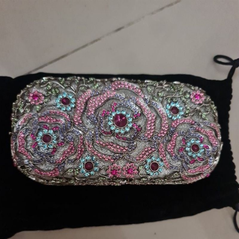 SALE tas pesta premium swaroski asli