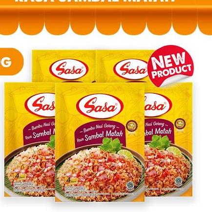 

ㅀ Sasa Bumbu Nasi Goreng Sambal Matah 20gr x5 Pcs NEW ARRIVAL 2198 ✤