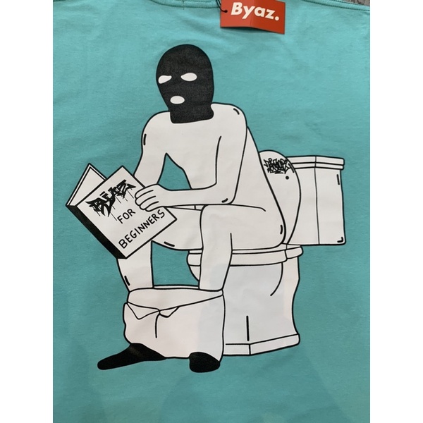 Kaos/T shirt Oversize BYAZ Reading Toilet X FAHRAT