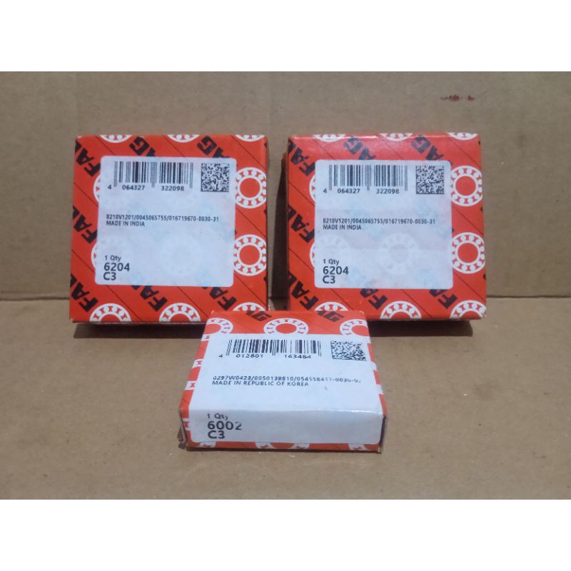 Bearing Fag Mesin Rasio Ratio Suzuki TS 125 Full Set Fag C3 hi speed fulset fullset