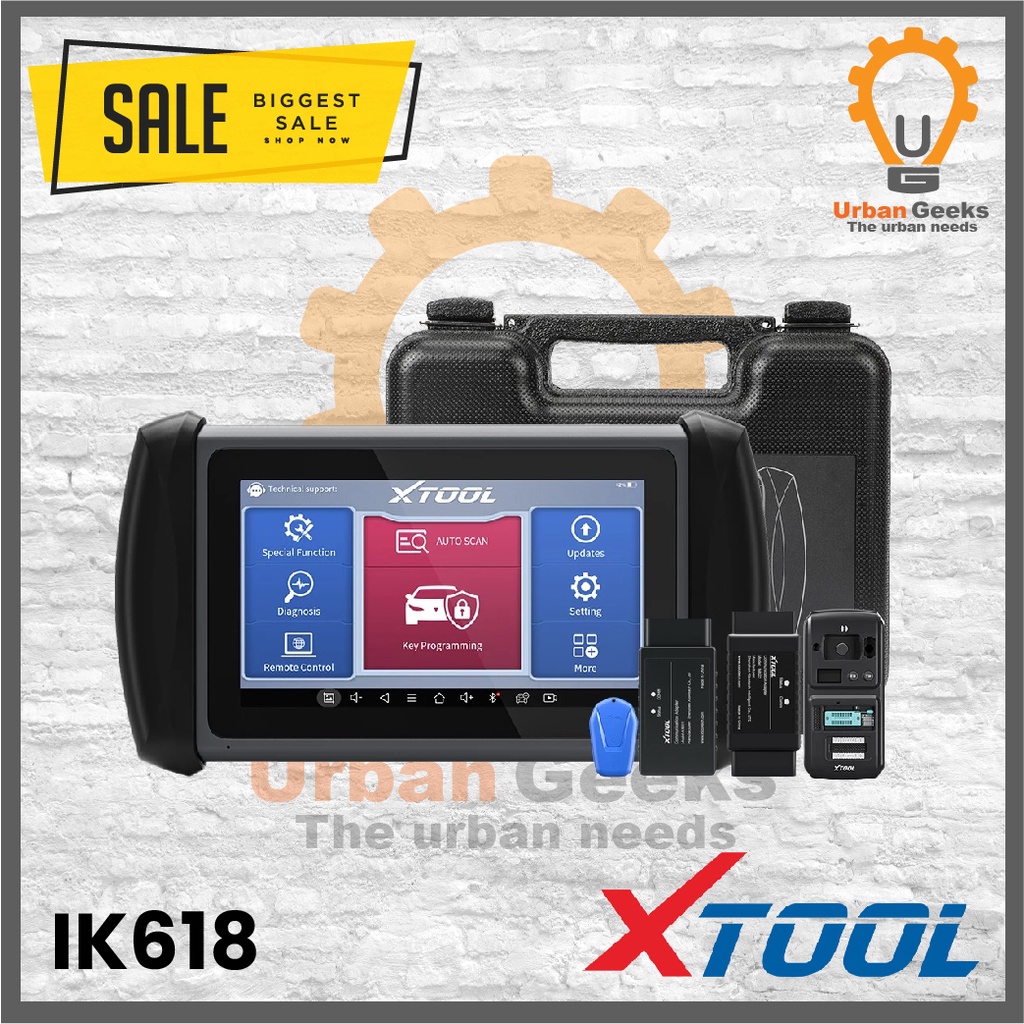 Auto Key Programmer IMMO OBD2 Diagnostic Tool XTOOL InPlus IK618 alt X100PAD3