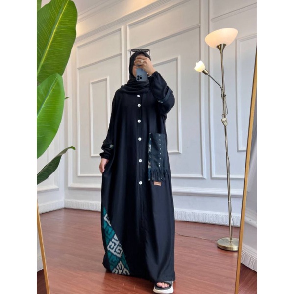 Kaftan hitam etnic original ANJANI STORE