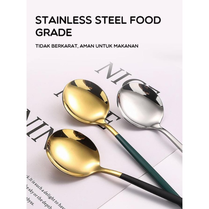 BONBOX Set Alat Makan Stainless Steel 3pcs Food Grade Praktis BTW01 BTW02 BTW03 Stainless