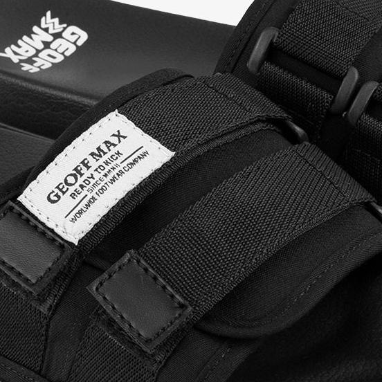 Menarik Geoff Max Official - Freddo Black | Slippers | Sandal Pria