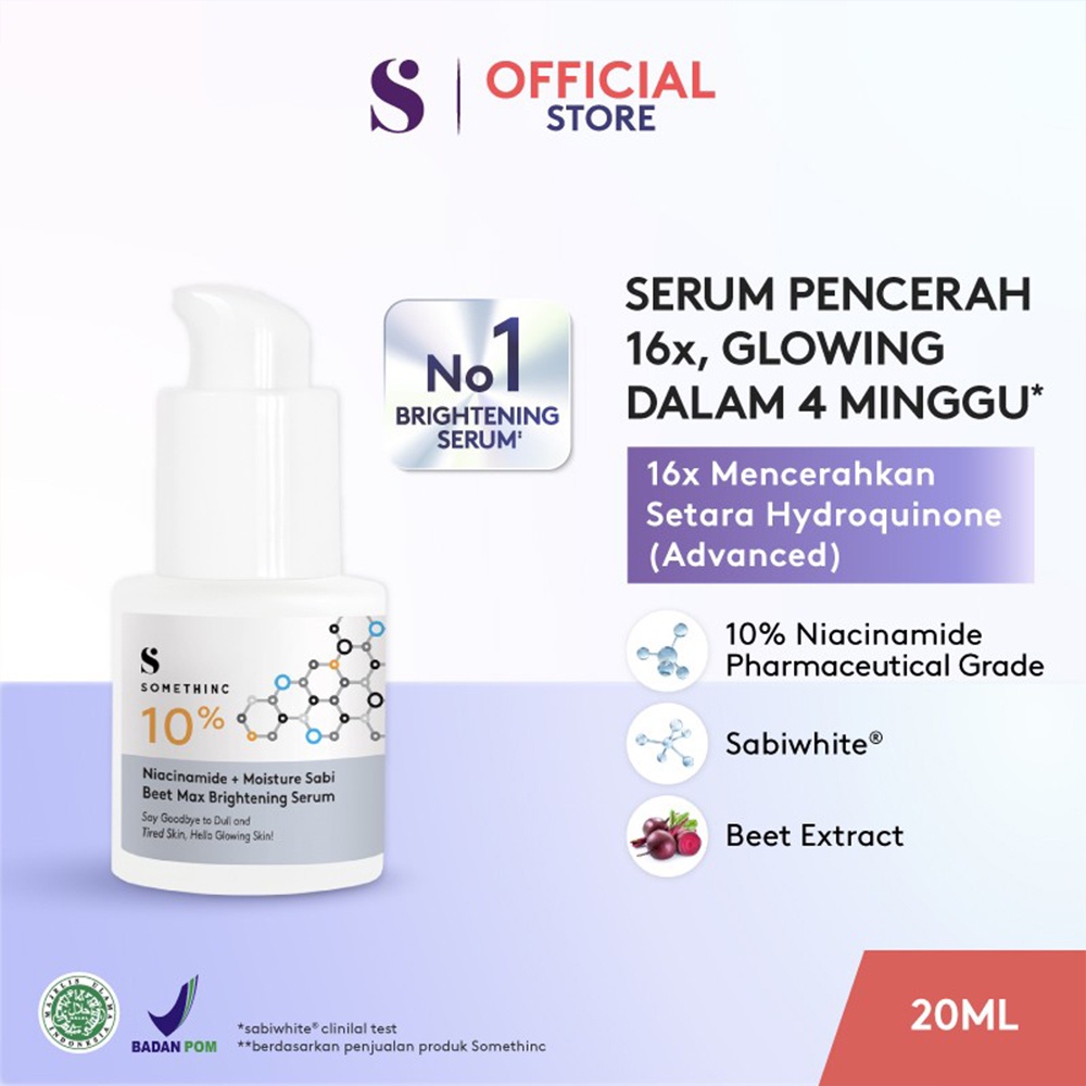 SOMETHINC 10% Niacinamide + Moisture Sabi Beet Brightening Serum 20ml
