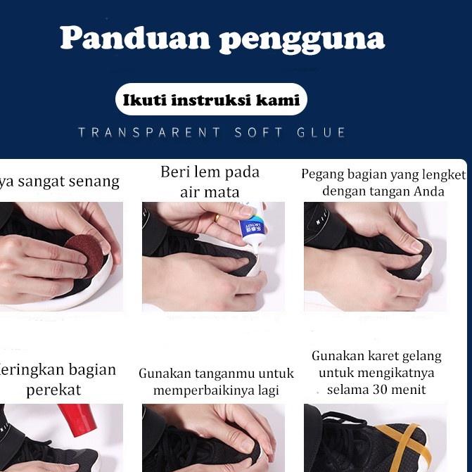 10.10 SALE Lem sepatu LOCTEFT, lem karet cocok untuk semua jenis ketebalan, pasti menguntungkan 