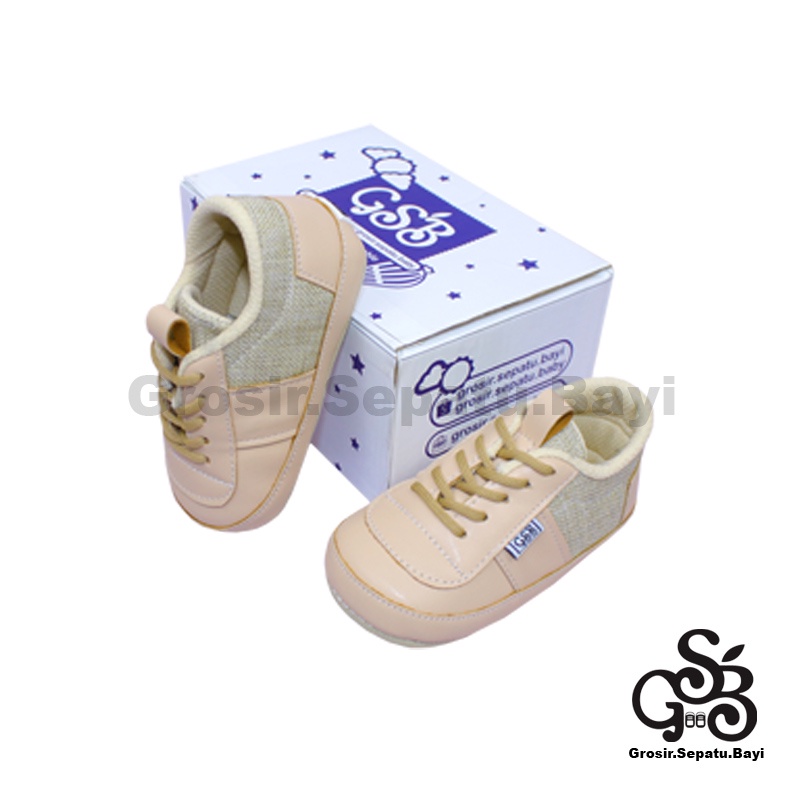 Sepatu Bayi - Baby Shoes - Prewalker  | 2-12 bulan | casual KIMMY CREAM polos ringan &amp; fleksibel