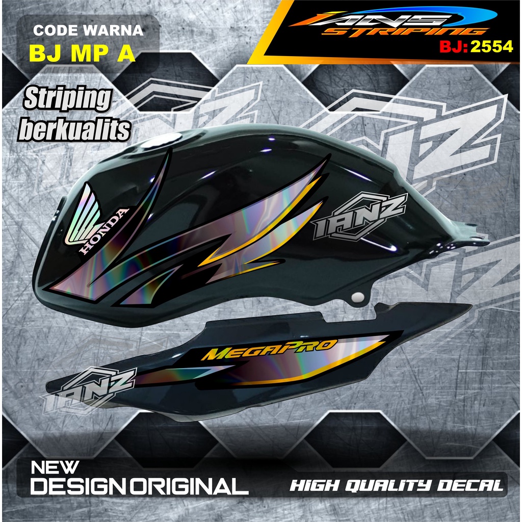 VARIASI STRIPING TIGER REVO VARIASI HOLOGRAM / STRIPING CUSTOM HONDA TIGER 2000 / STIKER LIS STRIPING TIGER TERMURAH