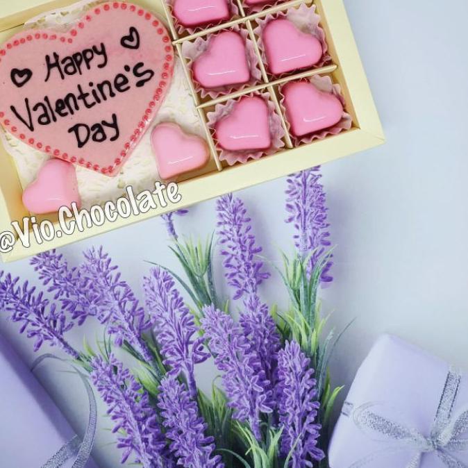 

BAYAR DITEMPAT✔️Vio.Chocolate , Coklat Happy Valentine, Coklat Valentine, coklat custom|KD1