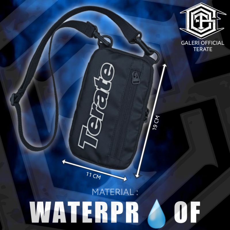 TAS PRIA HANGING WALLER PSHT // TAS SLEMPANG COWO CEWE PSHT//TAS SLEMPANG PRIA WATERPROF TERBARU//TA