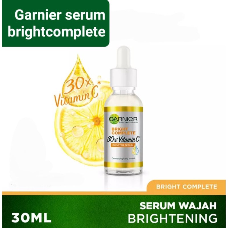 GARNIER BRIGHTCOMPLETE 30ML &amp; 15 ML KEMASAN BARU EXPIRED 2025 ORIGINAL