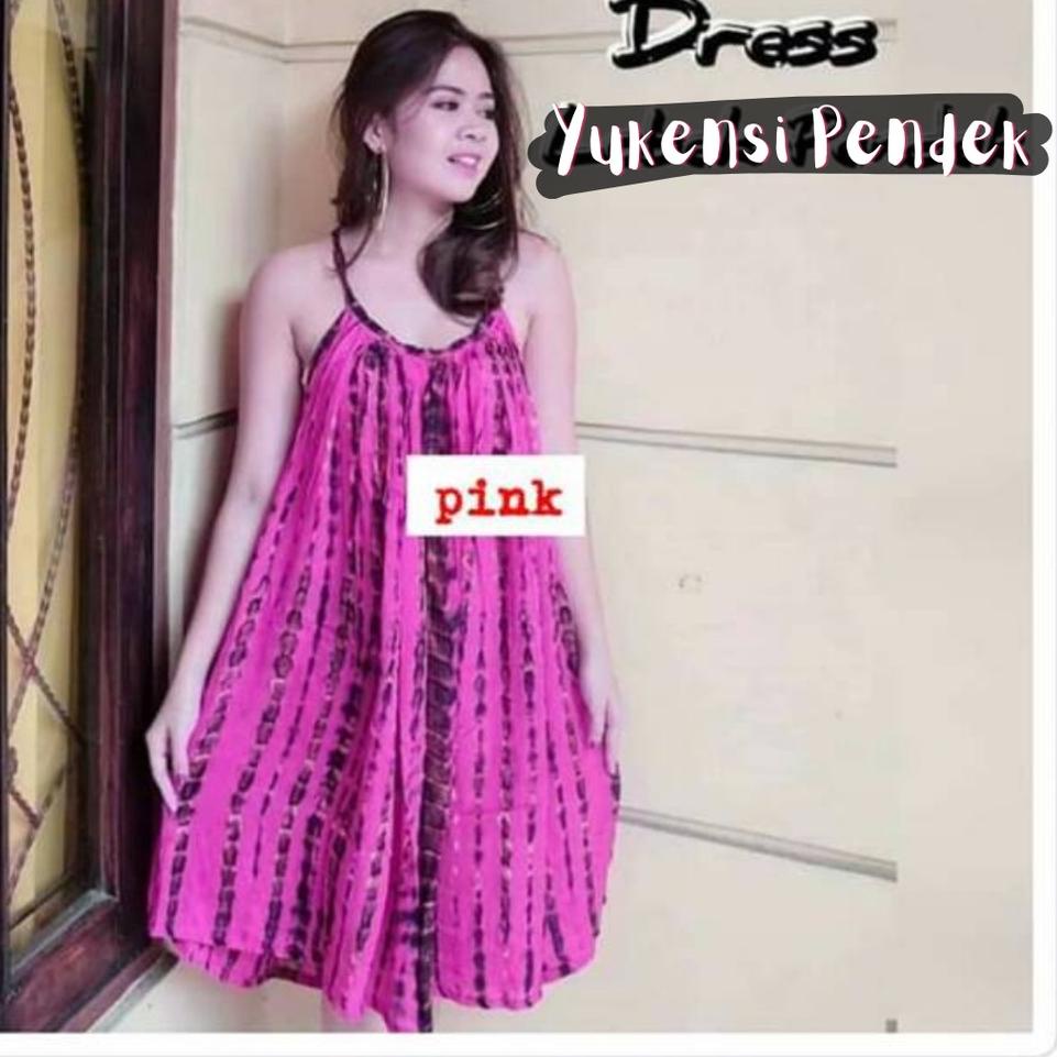 Ready Daster Yukensi Jumbo (LD 130) Payung Pendek/Baju Tidur Seksi/Dress Singlet (Tanpa Lengan) Mura