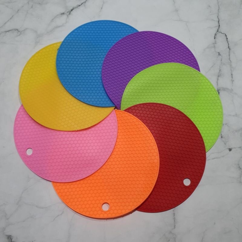 alas panci silicone tahan panas / tatakan panci karet tahan panas