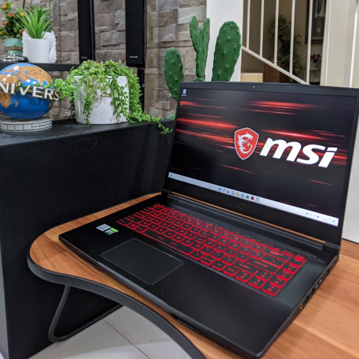 [Laptop / Notebook] Laptop Gaming Msi Gf65 Rtx3060 512Gb Ssd X Asus Rog Tuf Acer Nitro Laptop Bekas