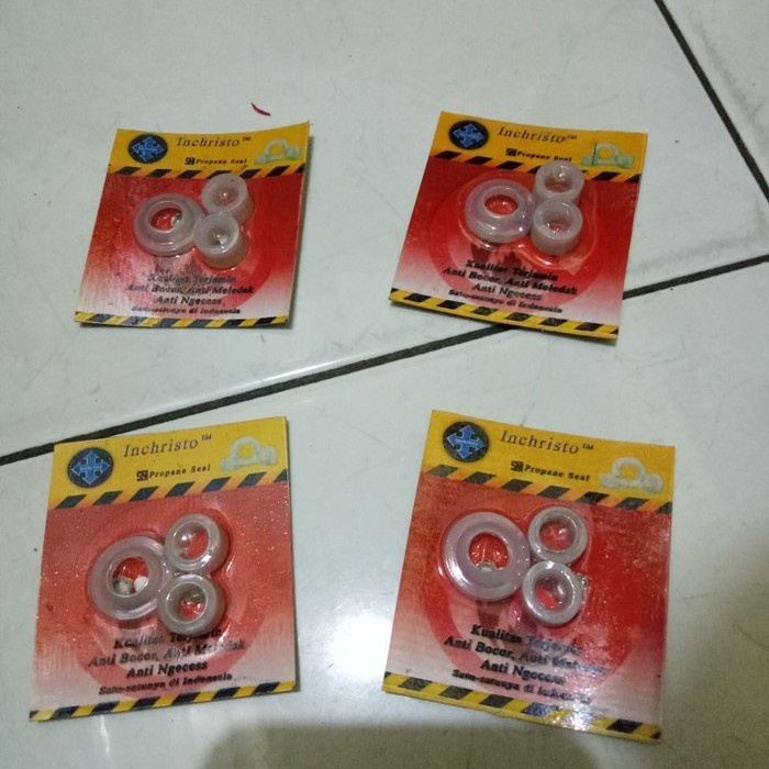 Inchristo Karet Seal Tabung Gas dan Regulator Silikon. Karet Sil Tabung Gas