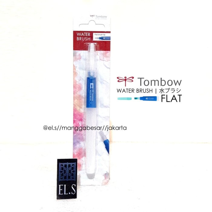 

Wow Tombow Water Brush Flat ( Kuas Cat Air ) Diskon