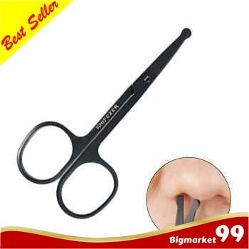 

Gunting Cukur Bulu Hidung Stainless Steel - Hitam