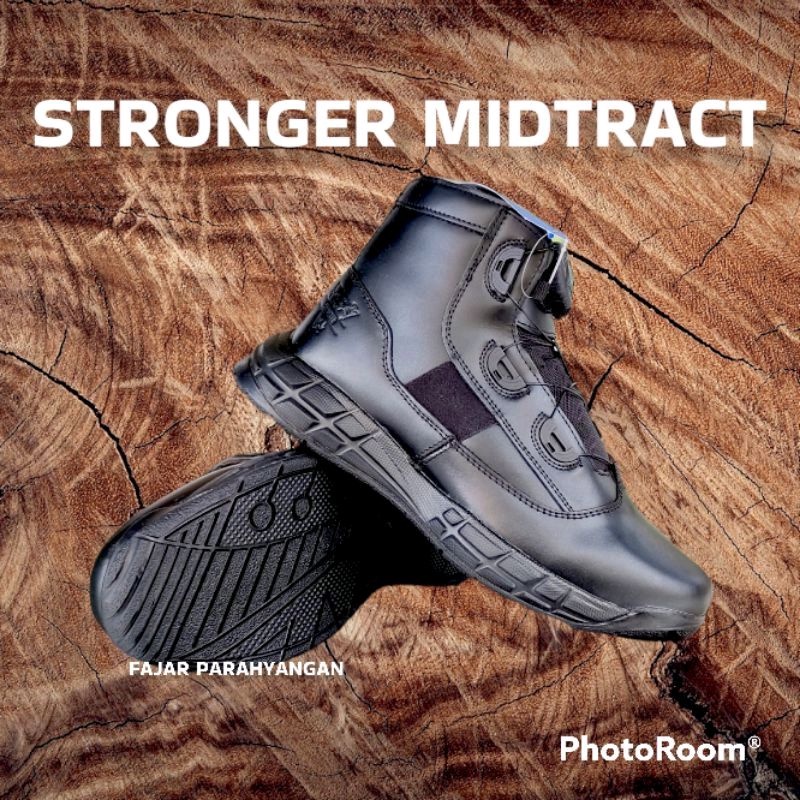 SEPATU SPARTAN &amp; STRONGER MIDTRACT SOL BAGUS
