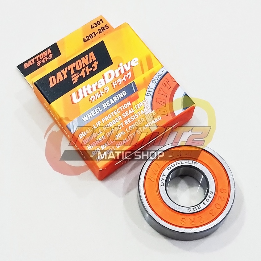 Bearing Daytona 6203 2RS Laher Velg Supra Revo Satria Thunder