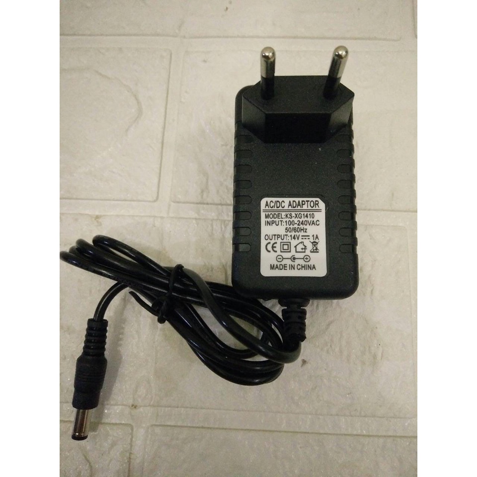 AC DC ADAPTOR 14V 14 Volt 1a 2a