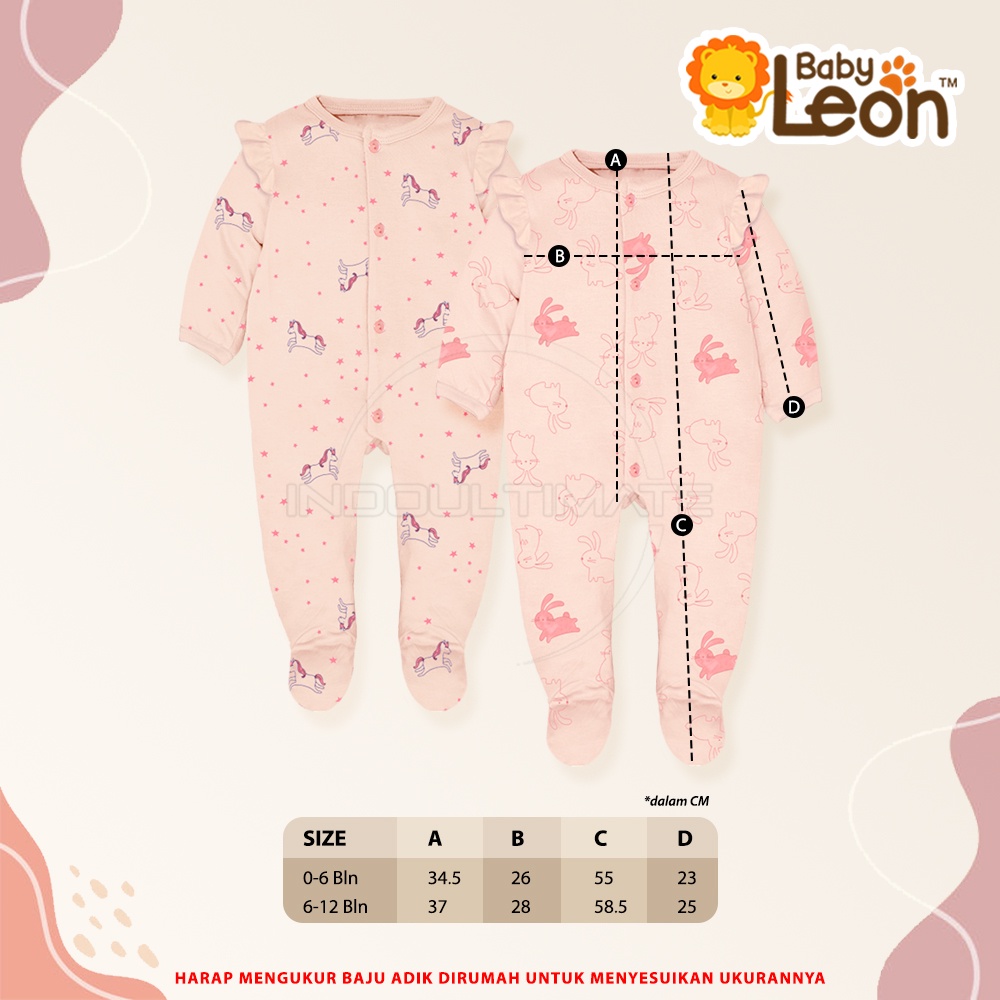 Jumpsuit Bayi Kaki Tertutup Lengan Panjang Jumper Bayi Perempuan Newborn BC-080 Baju Bayi Laki-Laki Baby Sleepsuit Baju Tidur Bayi Jumpsuit Panjang Kaki Tutup Pakaian Bayi