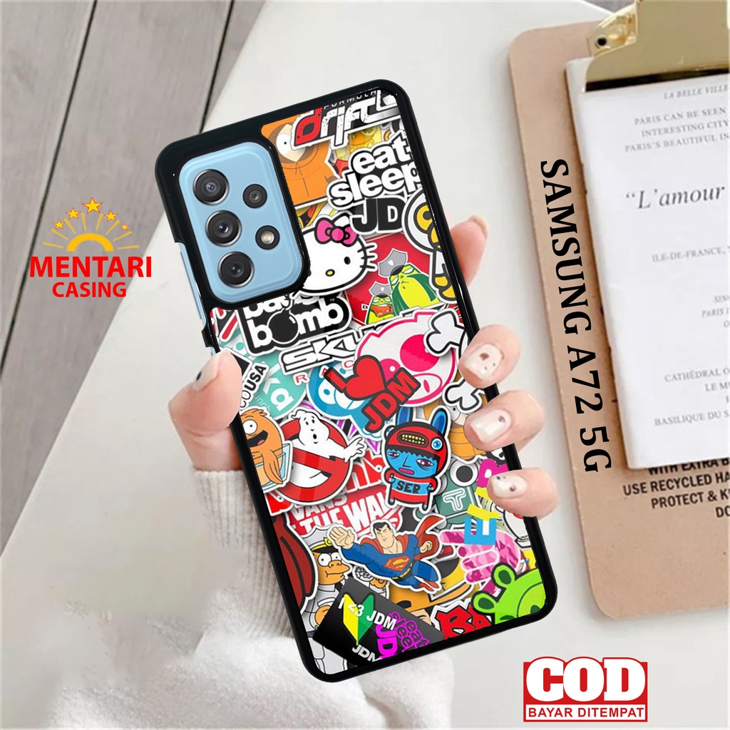 Case SAMSUNG A72 5G CASING SAMSUNG A72 5G [ GRAF AESTHETIC ] Mentari casing case hp kondom hp case c