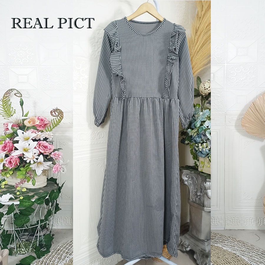 CARLINA FASHION HAYYA KOTAK DRESS LIPITA GAMIS TARTA