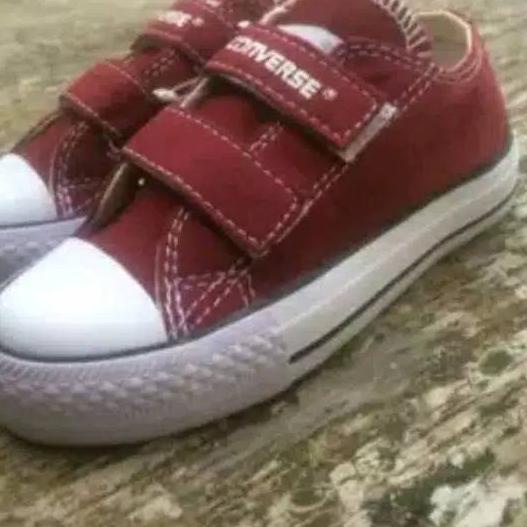 EXCLUSIVESuper diskon sepatu converse anak maron/sepatu anak sd/cuci gudang sepatu anak converse|RA4