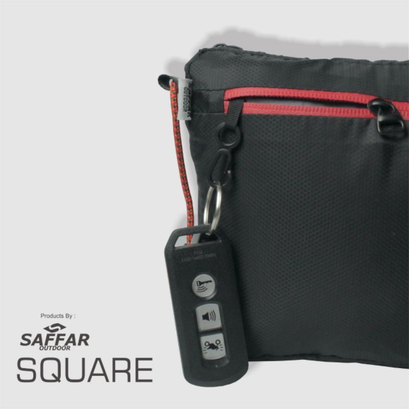 (Tas Square) travel pounch saffaroutdoor - Sling bag- weistbag- tas selempang- tas slempang Outdoor ( Tas Square)