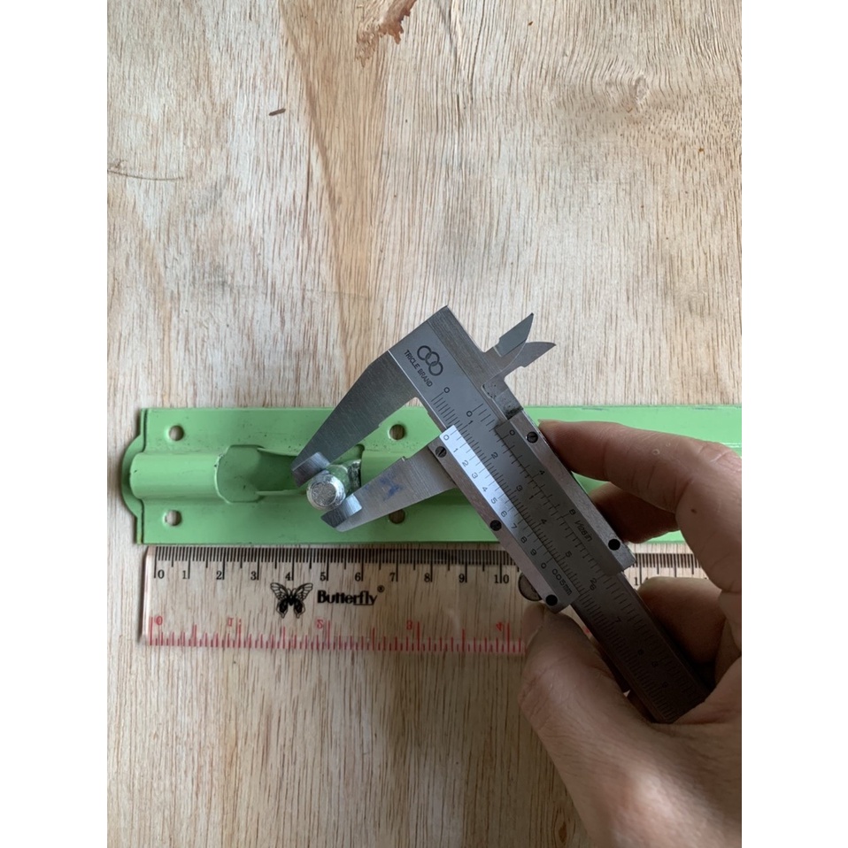 Grendel TEBAL 6 inch PREMIUM hijau / Grendel double plat / slot pintu TEBAL / GRENDEL DOUBLE TOWER BOLT