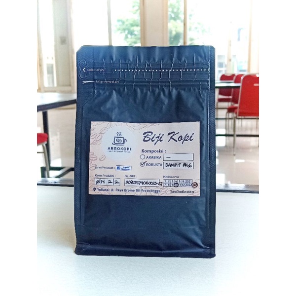 

Kopi Robusta Dampit Natural 100g