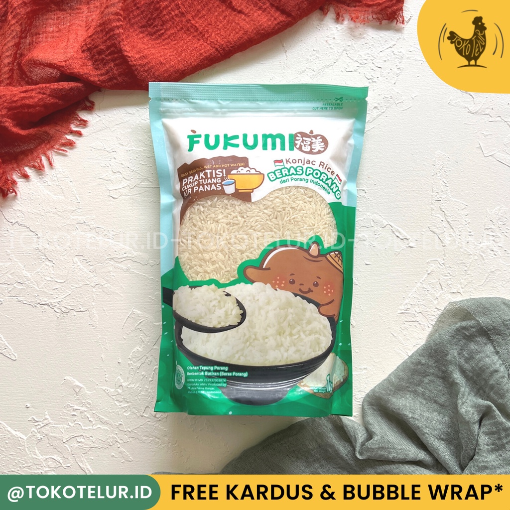 Fukumi - Beras Porang (Shirataki Rice/Konjac Rice) Pouch 1KG