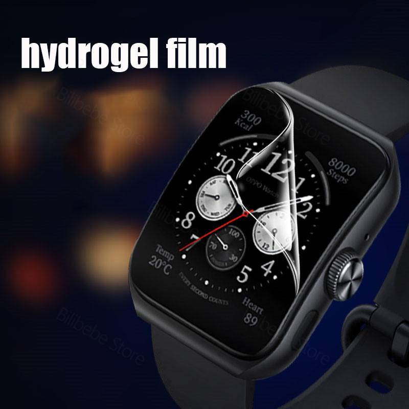 Film hydrogel Pelindung Layar Untuk OPPO Watch Free 2 3 Pro 46mm 42mm 41mm Band 2