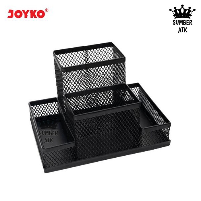 

Stationery Desk Set Ds-19 / Pen Holder / Tempat Alat Tulis Jaring Jala Joyko