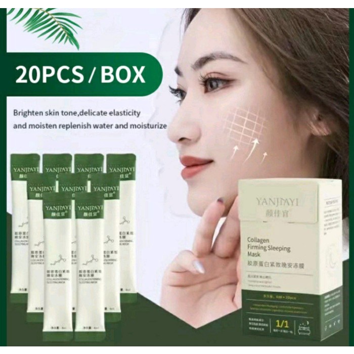 Produk Unggulan Yanjiayi Collagen Fresh Mask Gilaa