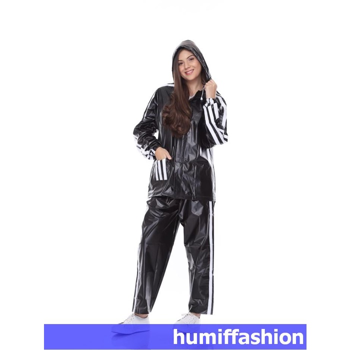 Jas Hujan Pria Dewasa Raincoat Mantel Hujan Pria Jas Ujan Dewasa Hitam Murah