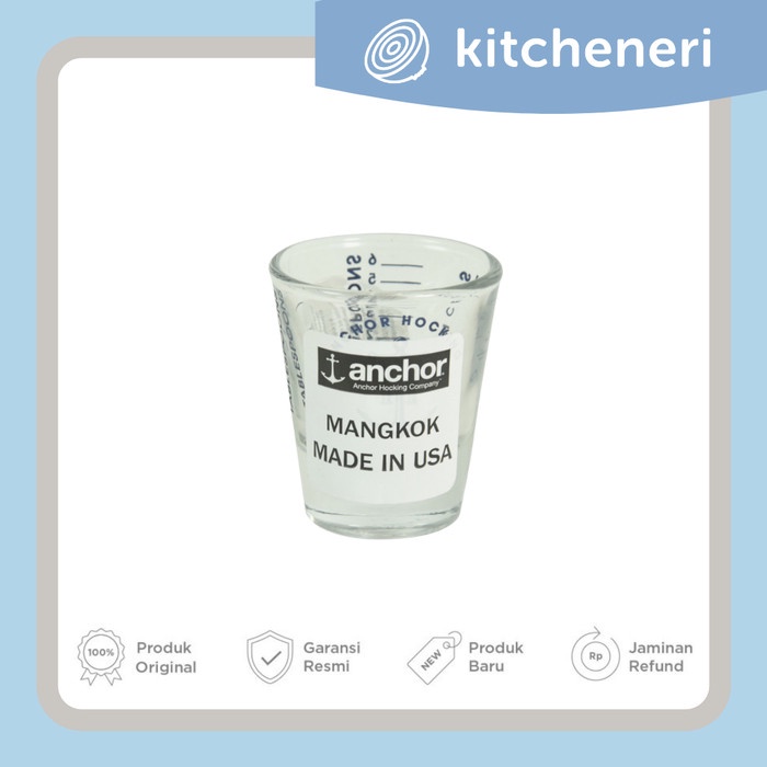 Anchor GELAS UKUR TAKAR KACA 30ML AIR MEASURING CUP CONE