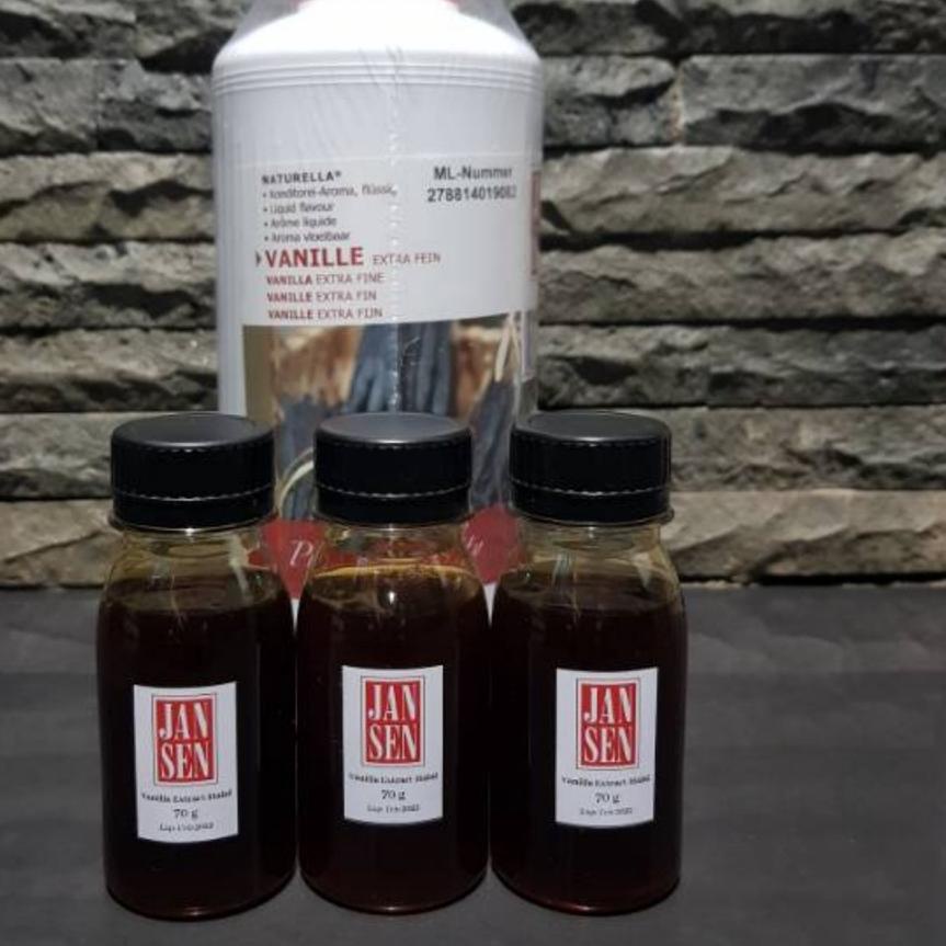 

SALE✅Jansen Vanilla Extract Halal / Vanila Ekstrak / Pasta Vanila Extra Fine kemasan 70 dan 50 gram|SQ9