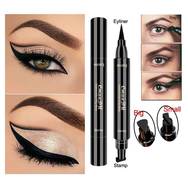 CMAA DU 2 IN 1 EYELINER STAMP LIQUID WATERPROOF