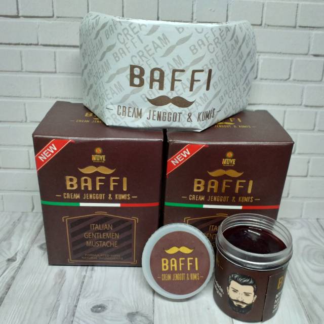 NEW BAFFI Penumbuh Brewok Alis Jambang Kumis Tercepat AMAN ASLI BPOM Obat Penumbuh alis Obat penumbu