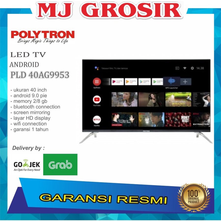 LED TV POLYTRON 40&quot; 40AG9953 / 43AG9953 43&quot; ANDROID TV