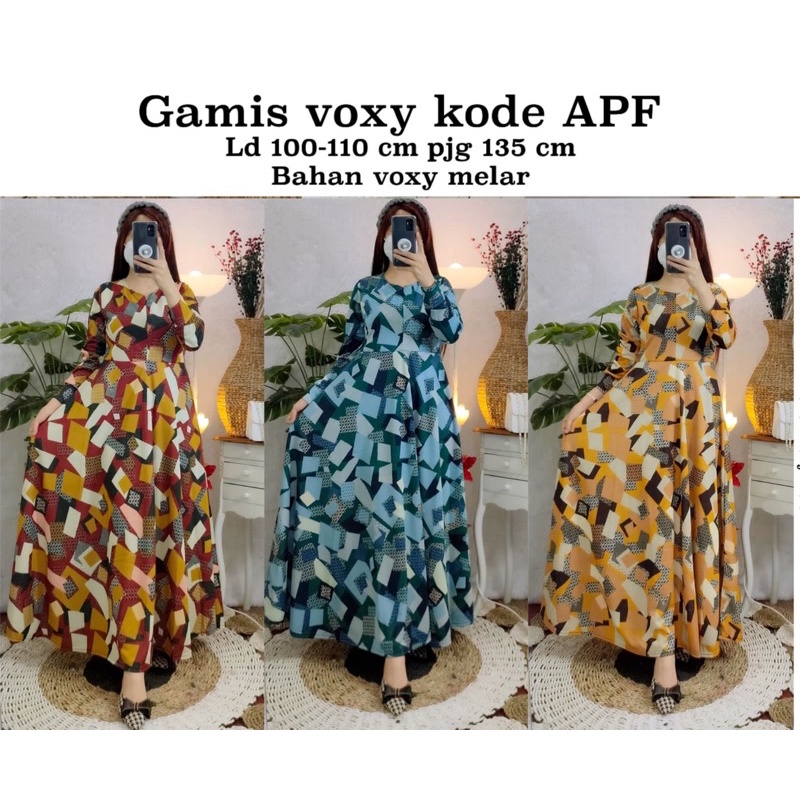 gamis voxy busui kode APF