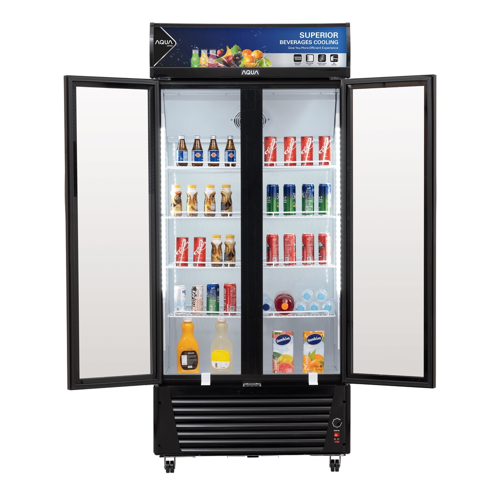 SHOWCASE 2 PINTU AQUA JAPAN AQB 600 /AQB 610 BATAM