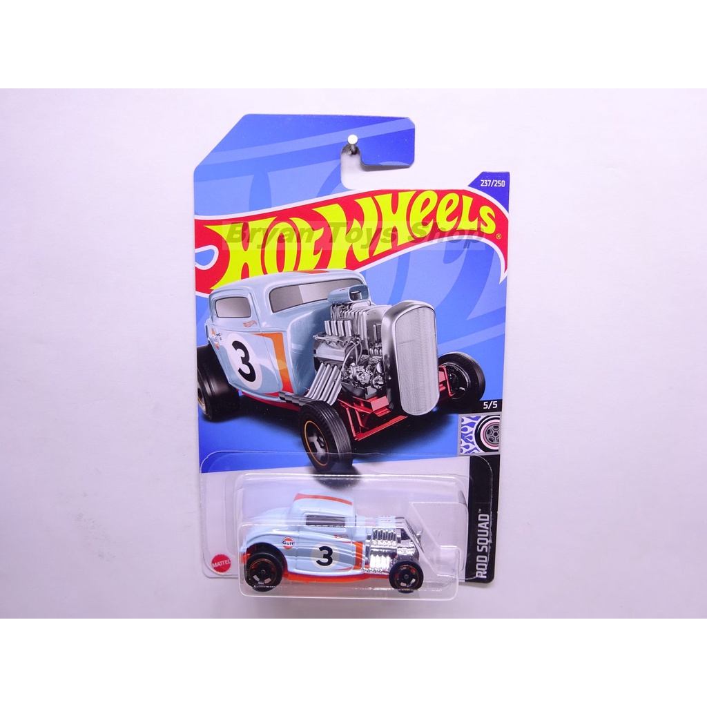 Hot Wheels 32 Ford Biru Muda No. 3 Gulf