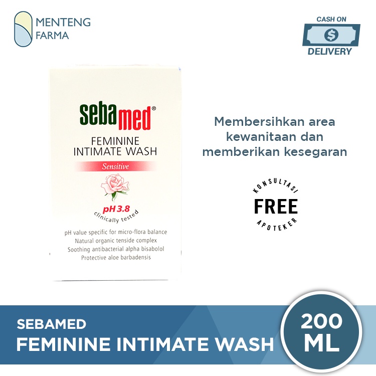 Sebamed Feminine Intimate Wash 200 ML - Sabun Kewanitaan Kulit Sensitive pH 3.8