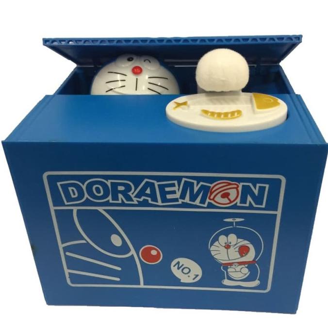 Doraemon Piggy Bank Coin Saving Box - Celengan Koin Bentuk Hewan