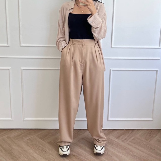 ASOKA Owen Pants 2139 - Kulot Wanita Jumbo - Baggy Pants Wanita