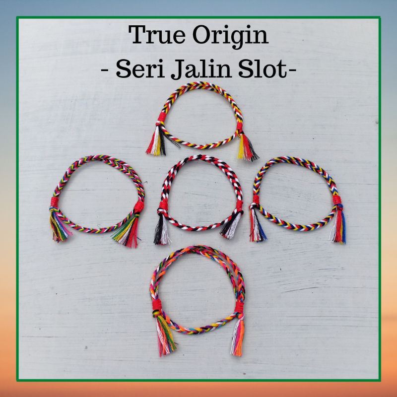 True Origin Jalin Slot /Tridatu Jalin Khas Bali / Gelang Tridatu Pria / Gelang Sangadatu Jalin Khas Bali / Gelang Besakih / Gelang Caturdatu / Gelang Pancadatu / Gelang Saptadatu /  Gelang Pria Bali / Kerajinan Khas Bali / Craftdewata