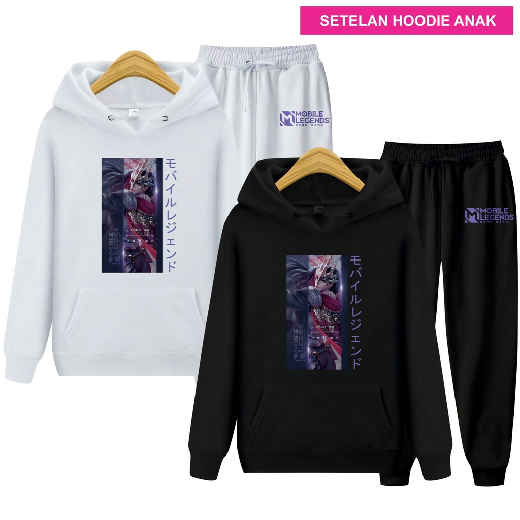 Setelan Sweater Hoodie Anak Lancelot MLBB
