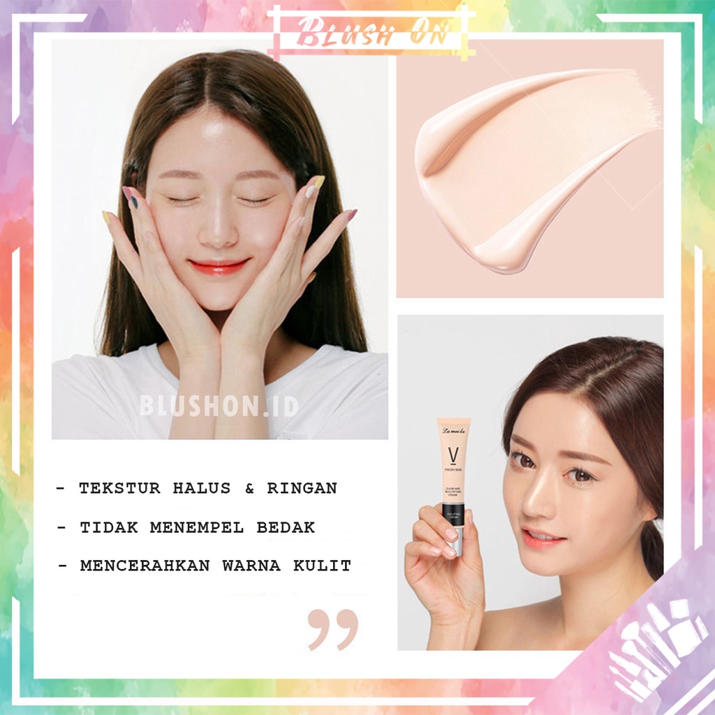 LAMEILA V Cream Clear Beautifying BB Krim Concealer Wajah Moisturize Cream 3056